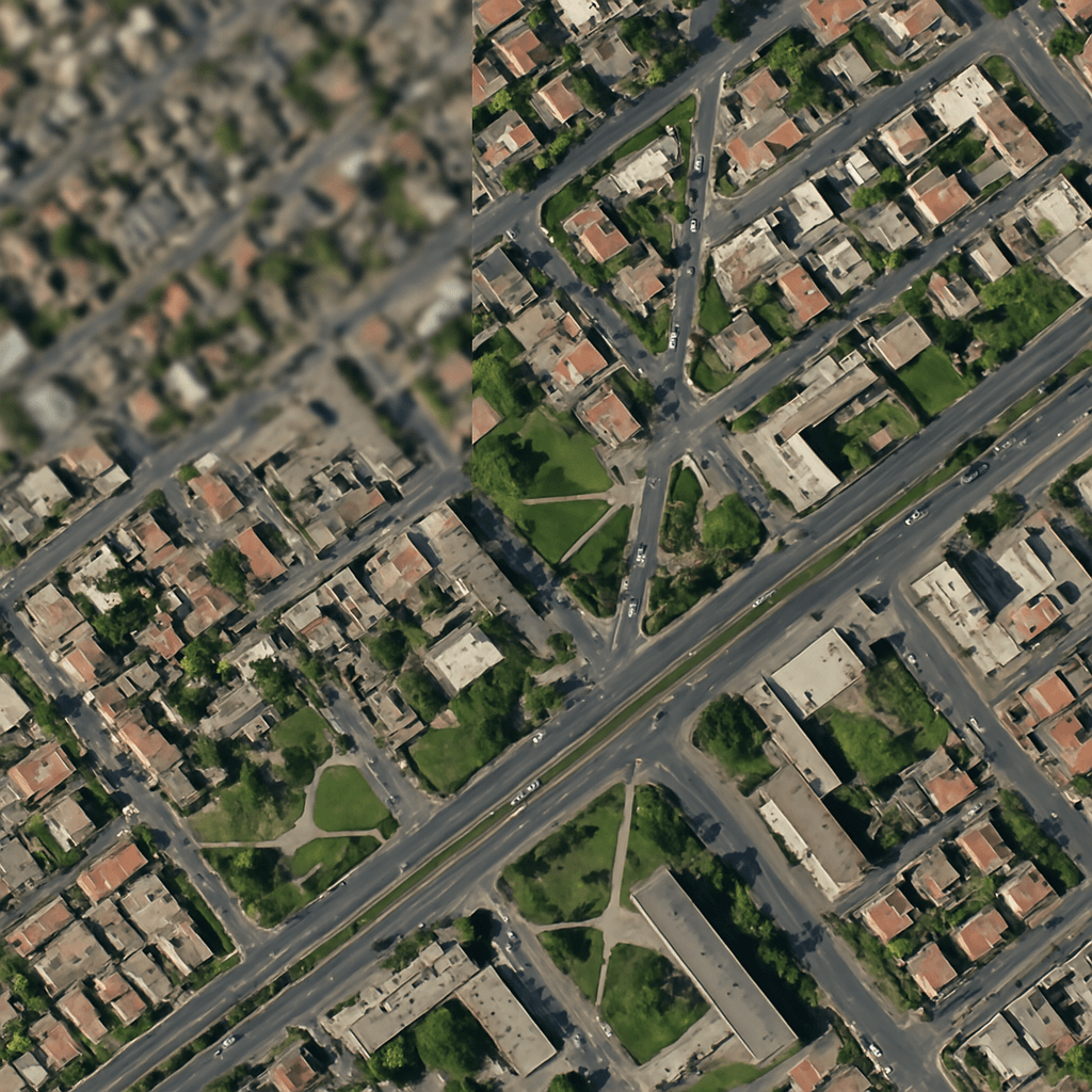 Satellite data downscaling (Super-Resolution)